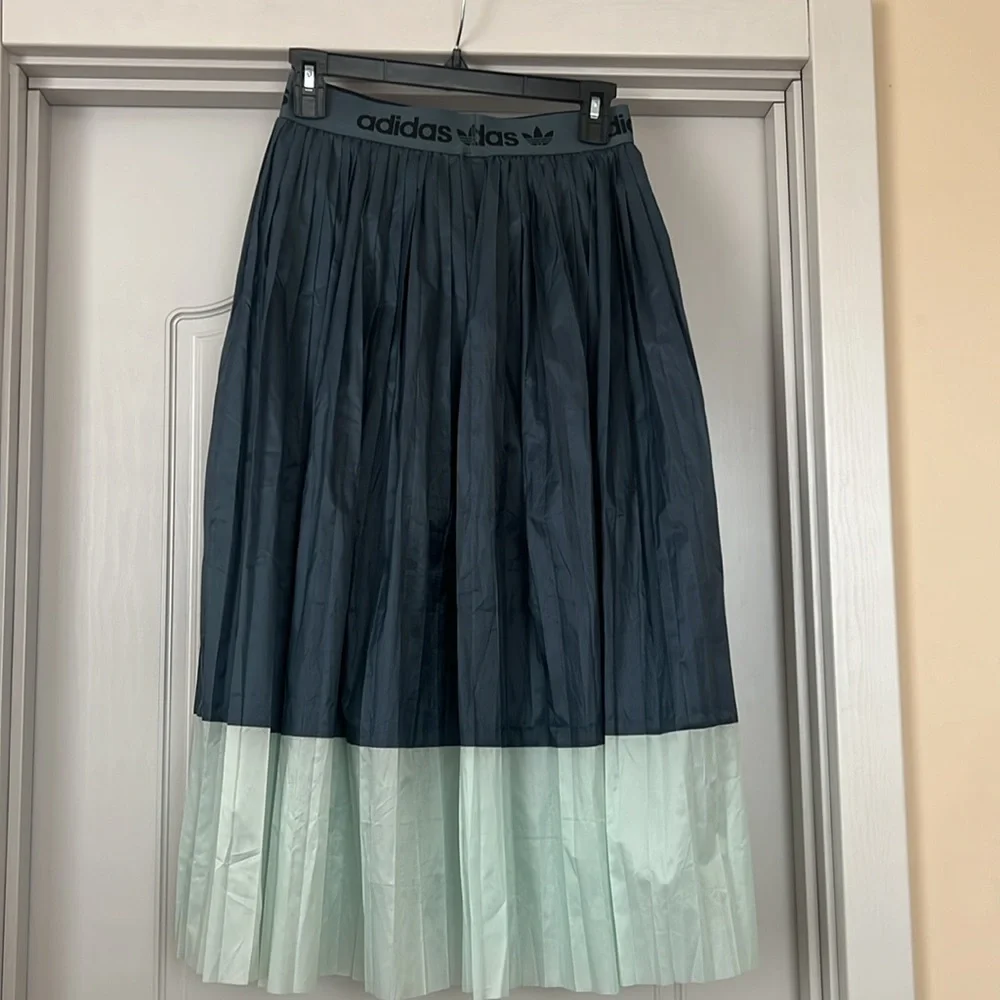 Adidas Pleated Midi Skirt - Picture 2 of 3